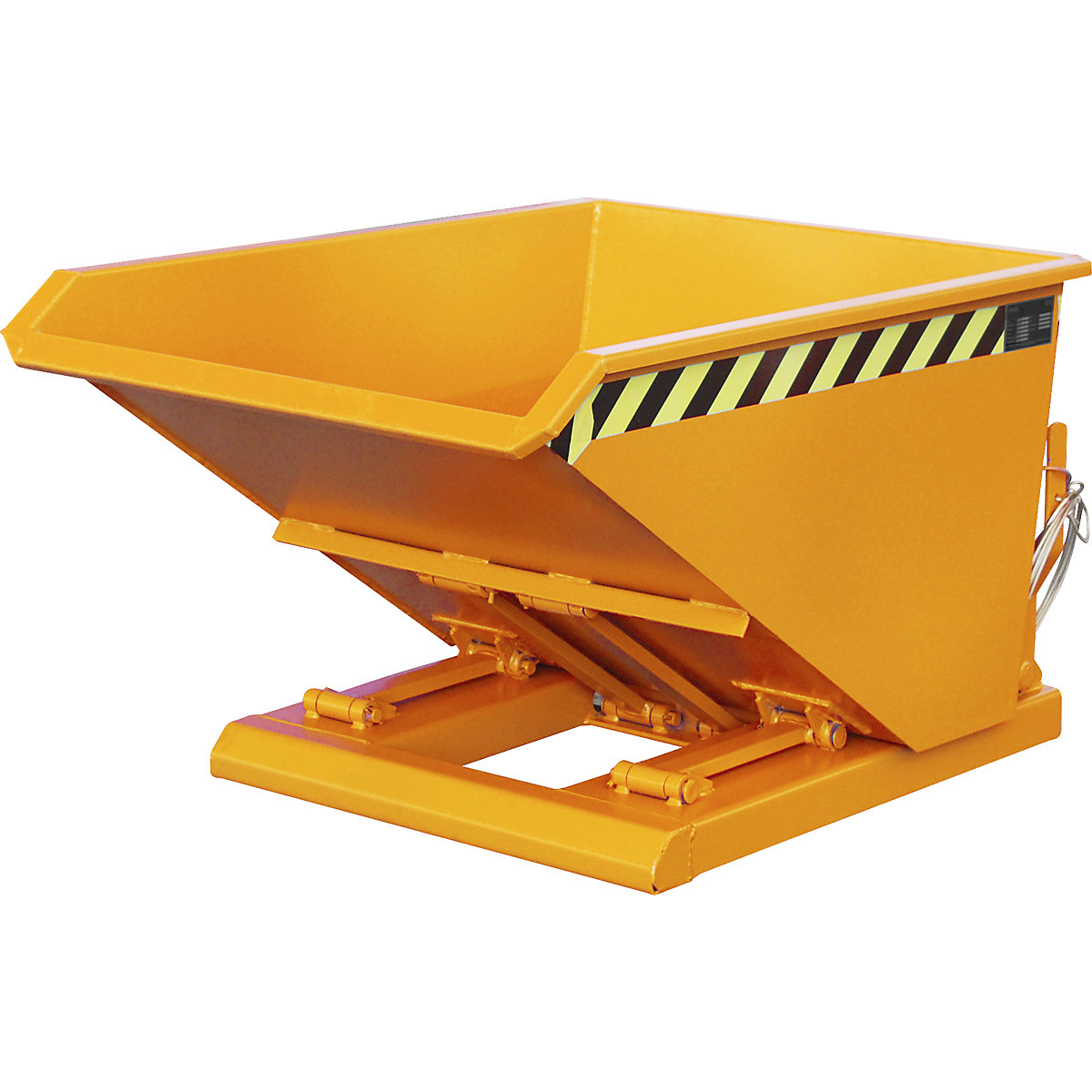 Tilting skip, extremely low overall height, without wheels - eurokraft pro