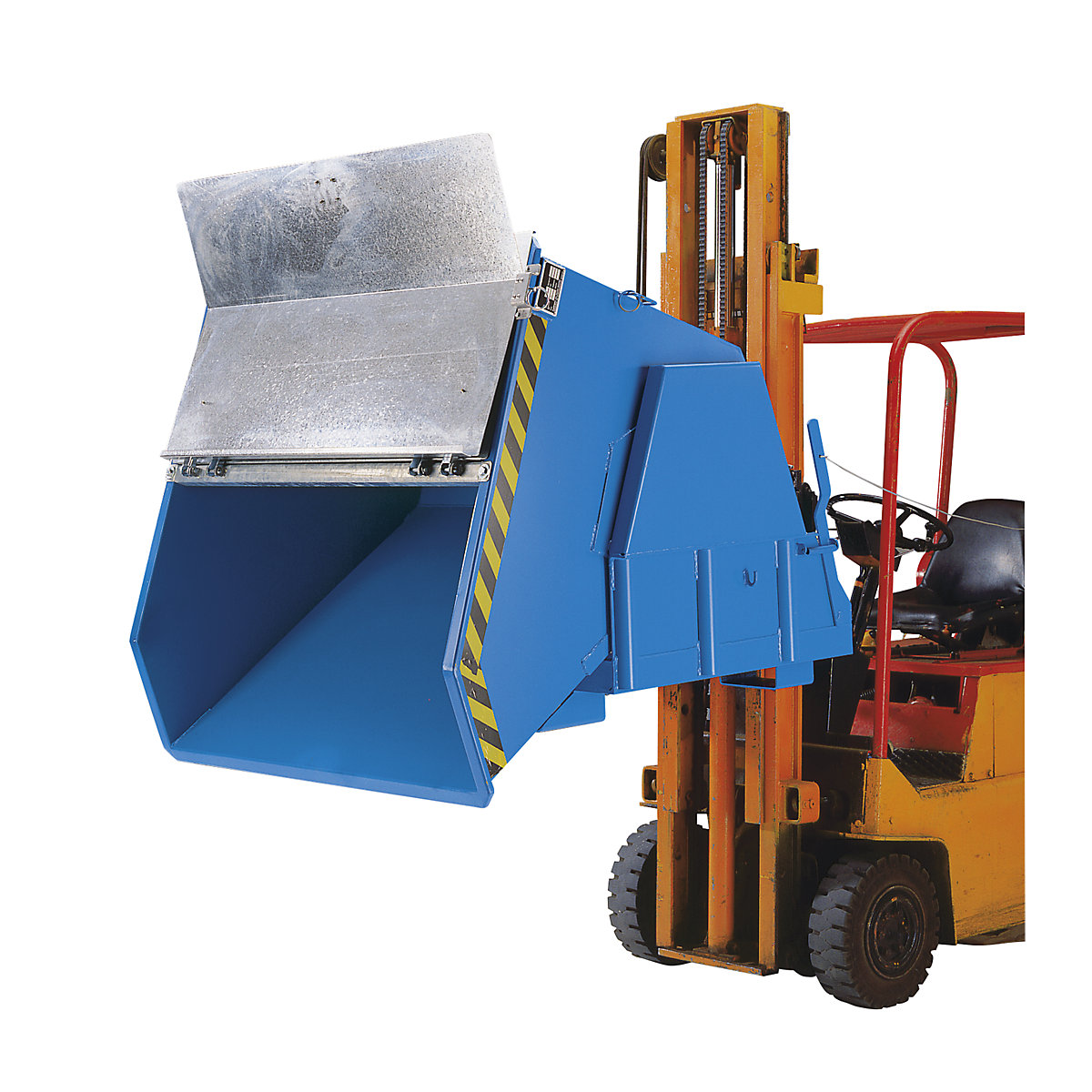 Tilting skip, standard overall height, without wheels – eurokraft pro (Product illustration 5)-4