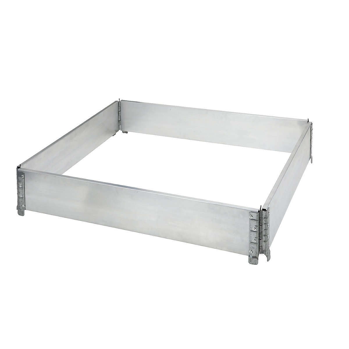 Cerco de aluminio, UE 2 unidades – ratioform, para palets de 1200 x 1000 mm, con 4 bisagras, a partir de 1 UE-1
