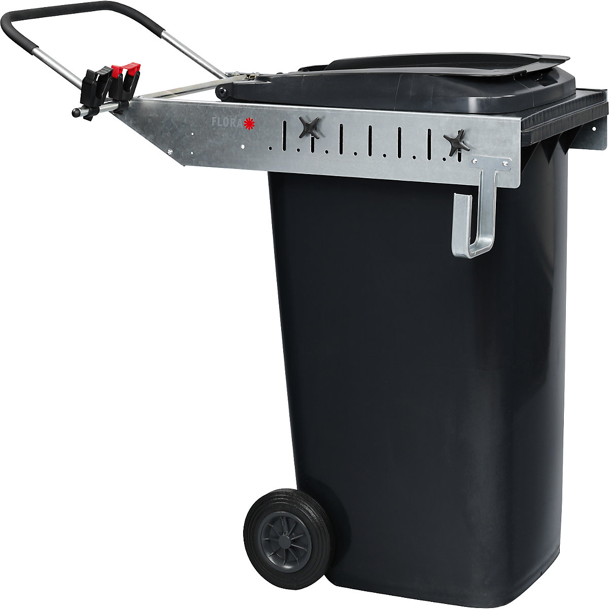 Châssis pour poubelles CARRIER PICK UP – FLORA, avec poignée et support pour outils, à partir de 1 pièce-0