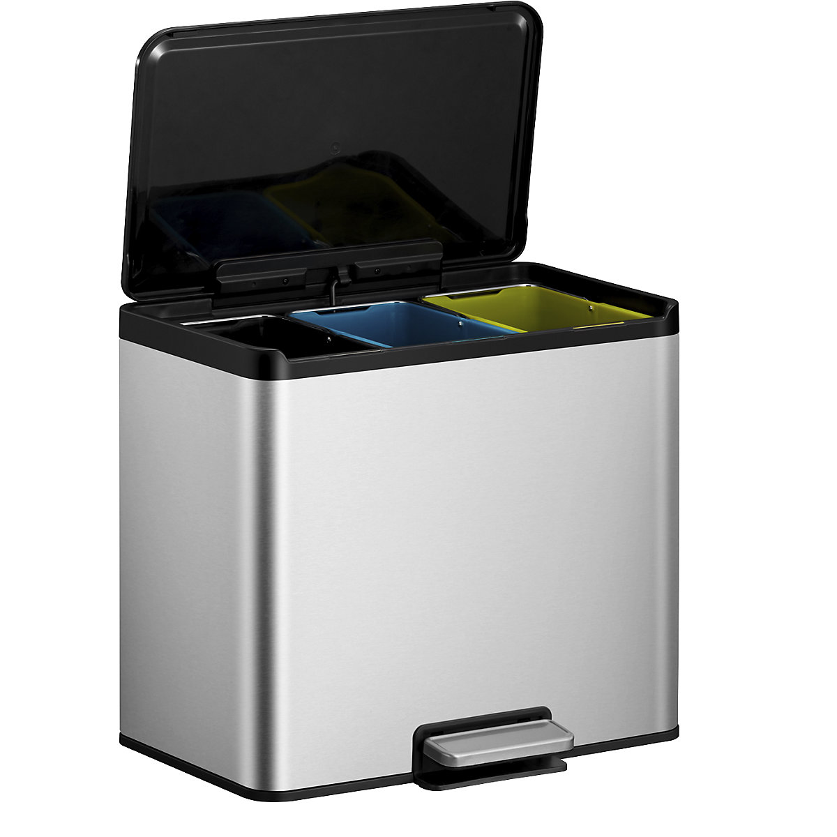 Poubelle à pédale Recycler, en acier – EKO (Illustration du produit 11)-10