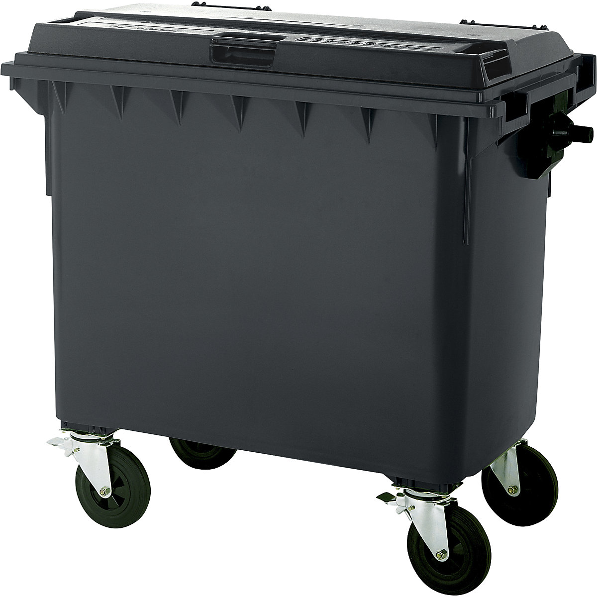 Conteneur à ordures en plastique conforme DIN EN 840