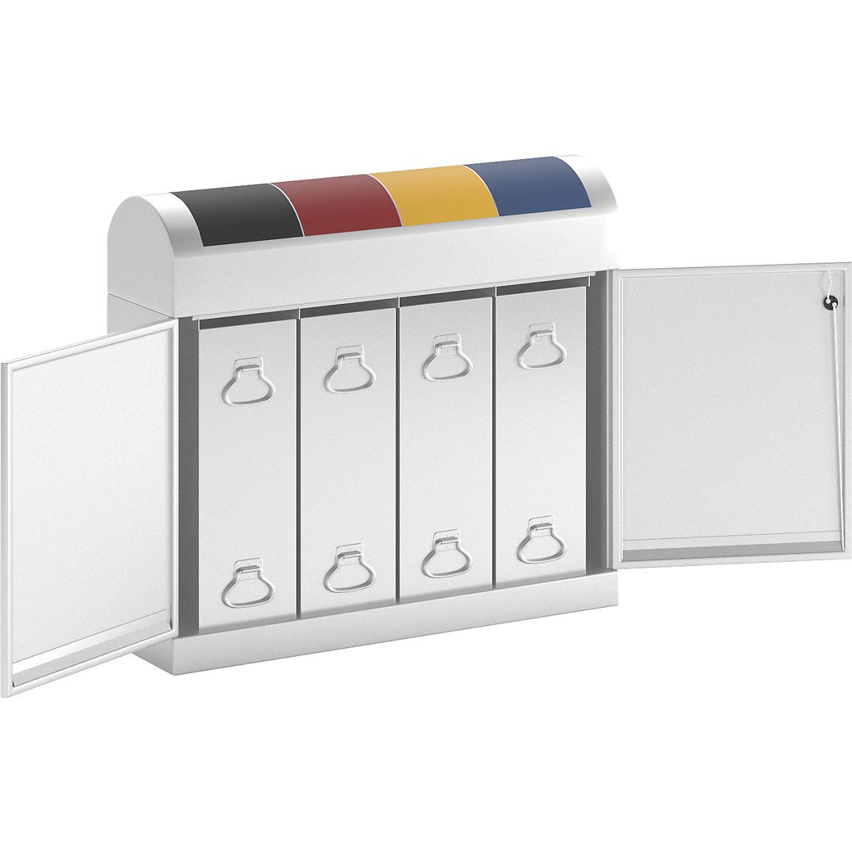 Armoire de tri des déchets, compacte