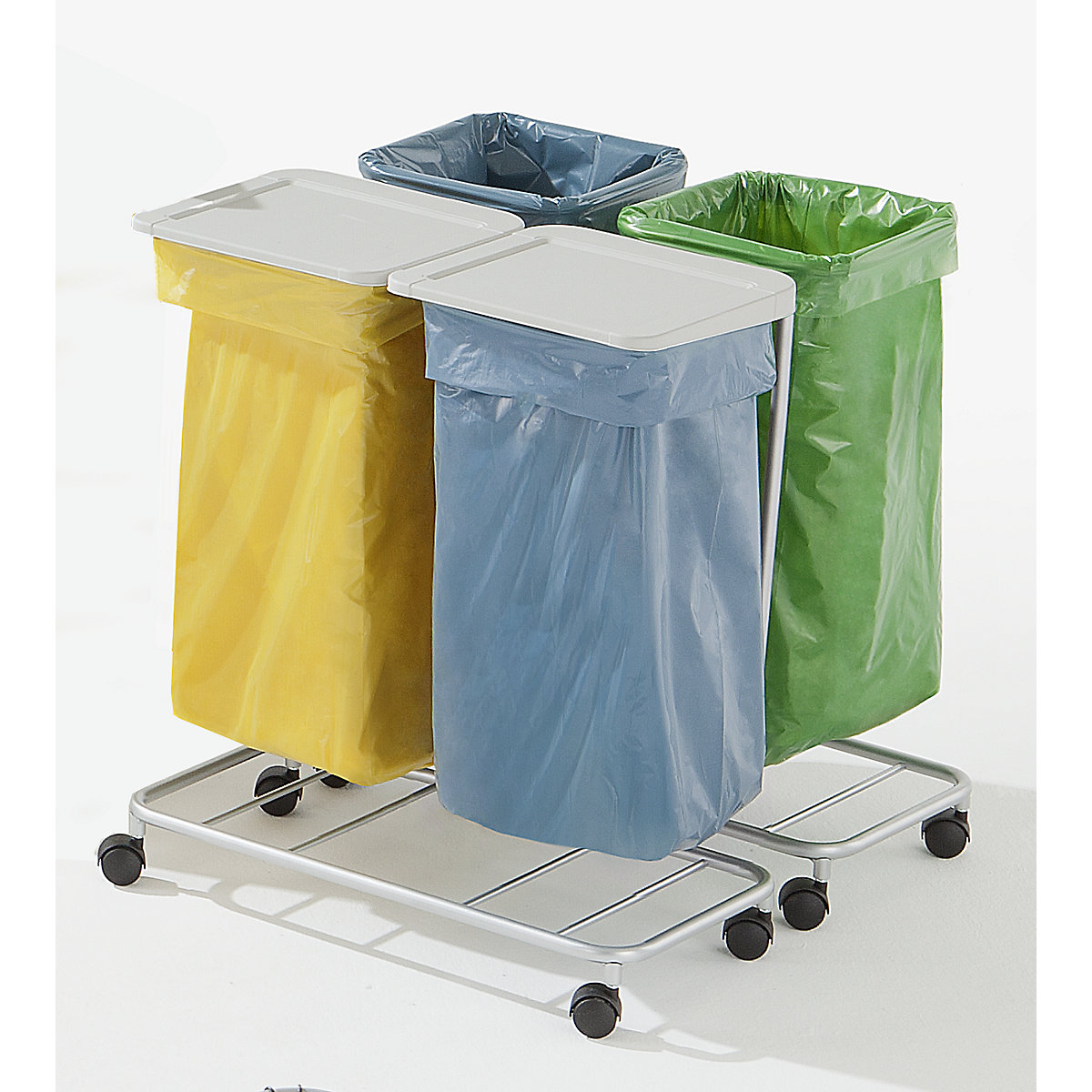 Support sacs-poubelle de tri, sans couvercle (Illustration du produit 2)-1