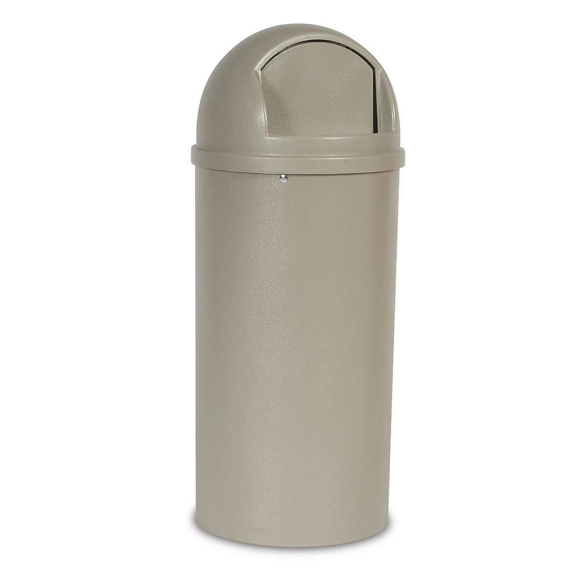 Rubbermaid – Nádoba na odpad (PE), ohnivzdorná, objem 57 l, v x Ø 930 x 390 mm, béžová