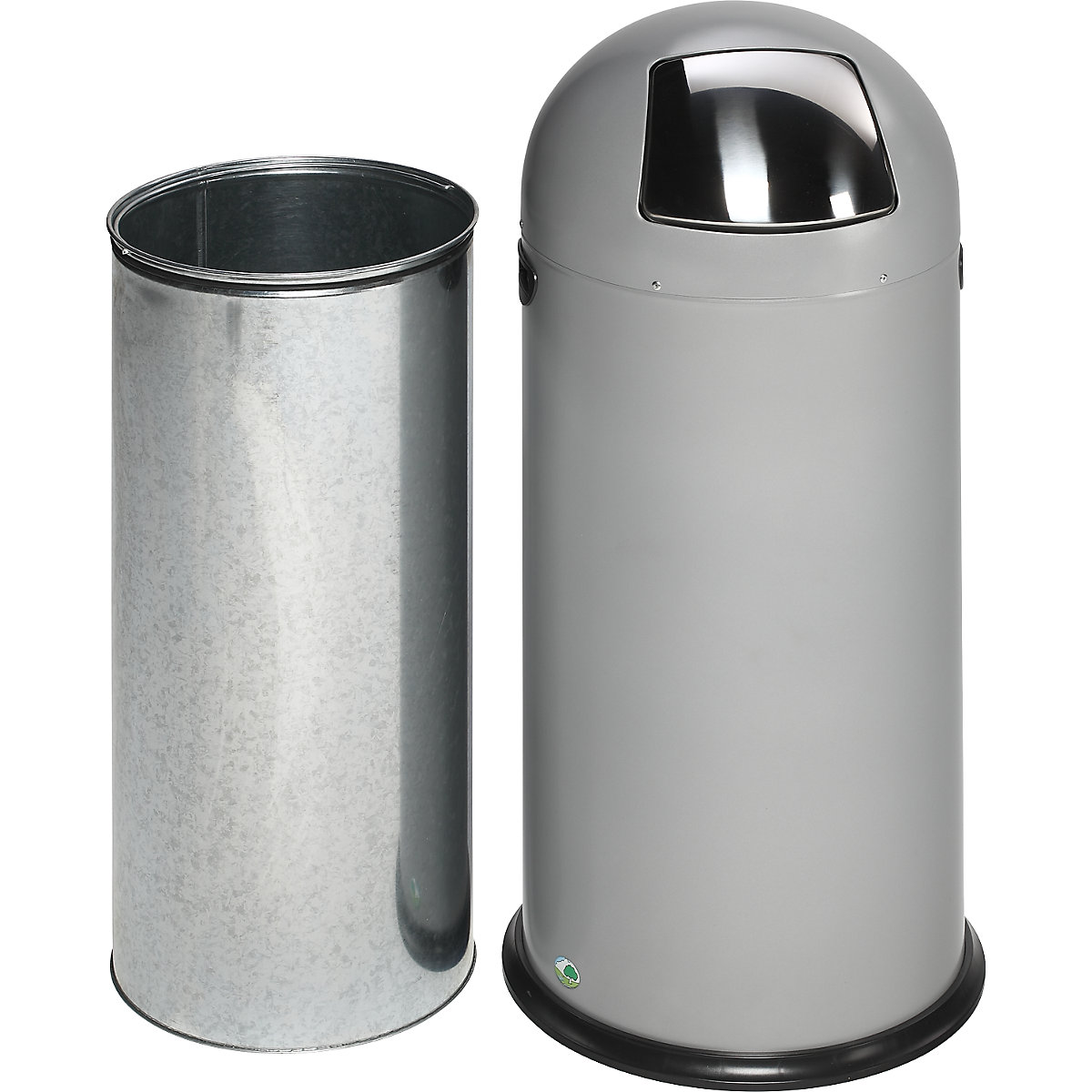 Pojemnik na odpady typu Push, stal – VAR (Zdjęcie produktu 2)-1