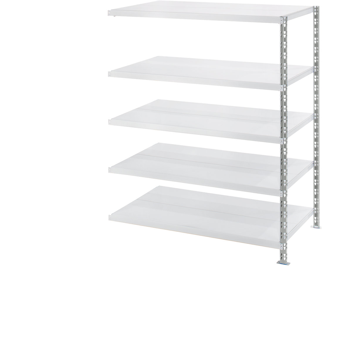 Regał wtykowy o dużych rozmiarach z półkami z blachy stalowej, głęb. 800 mm, regał dodatk., wys. x szer. 1820 x 1525 mm-0