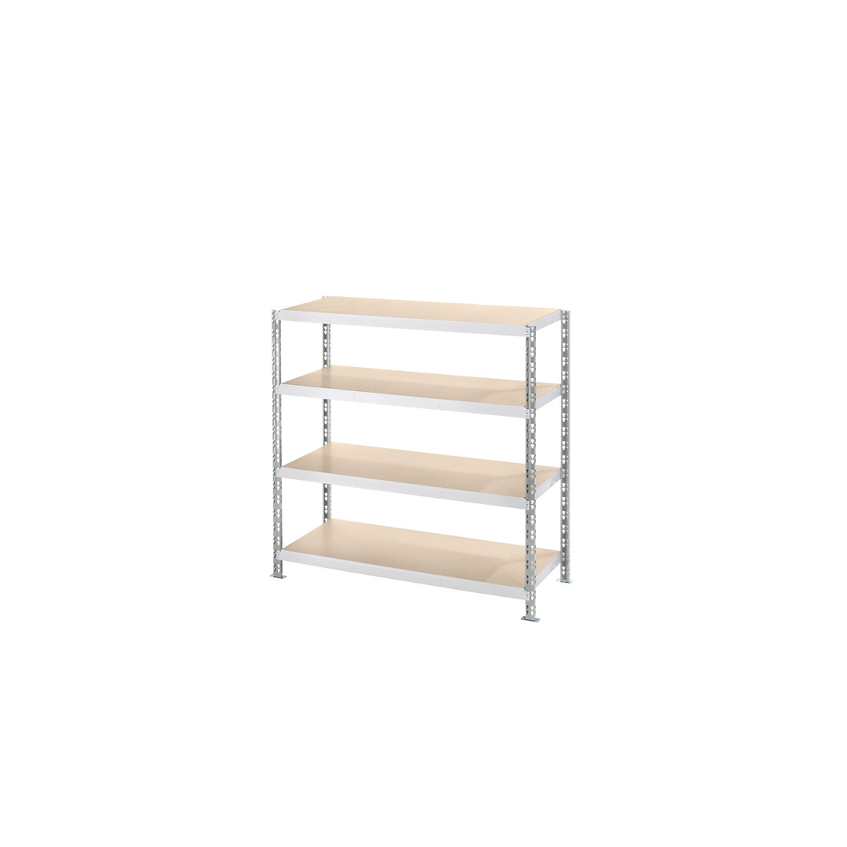 Regał wtykowy o dużych rozmiarach z półkami z płyty wiórowej, głęb. 700 mm, regał podst., wys. x szer. 1508 x 1550 mm-0