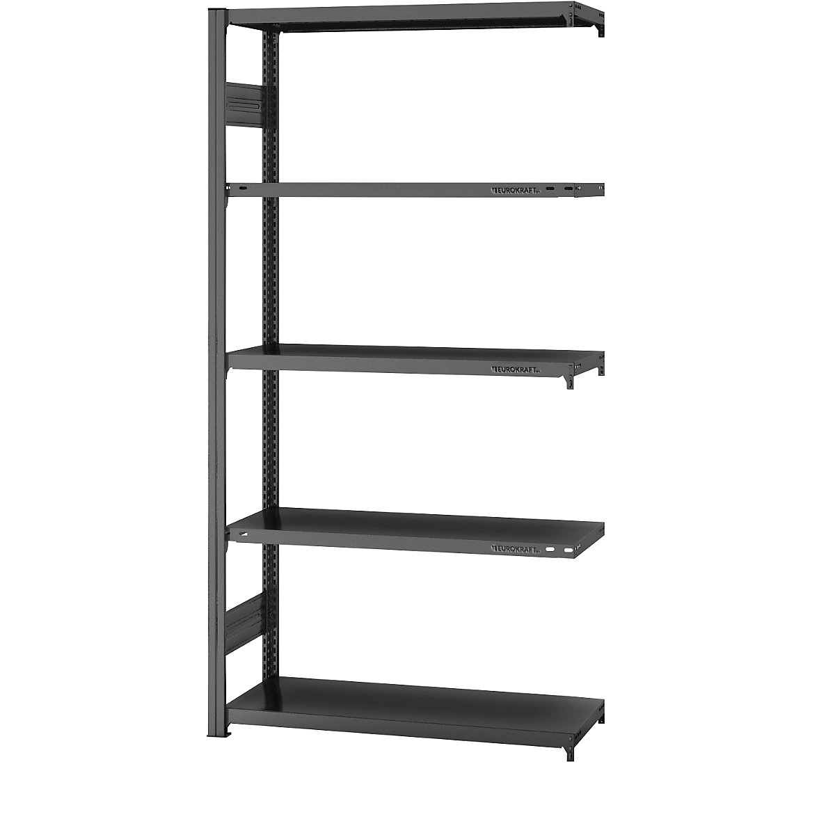 Systemowy regał wtykowy – eurokraft pro, konstrukcja średnio ciężka, wys. regału 2000 mm, regał dodatkowy, szer. x gł. 1000 x 400 mm-0