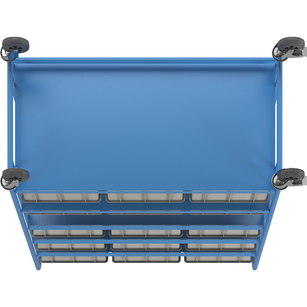 Euro-dobozos polcos kocsi – eurokraft pro (Termék képe 5)-4