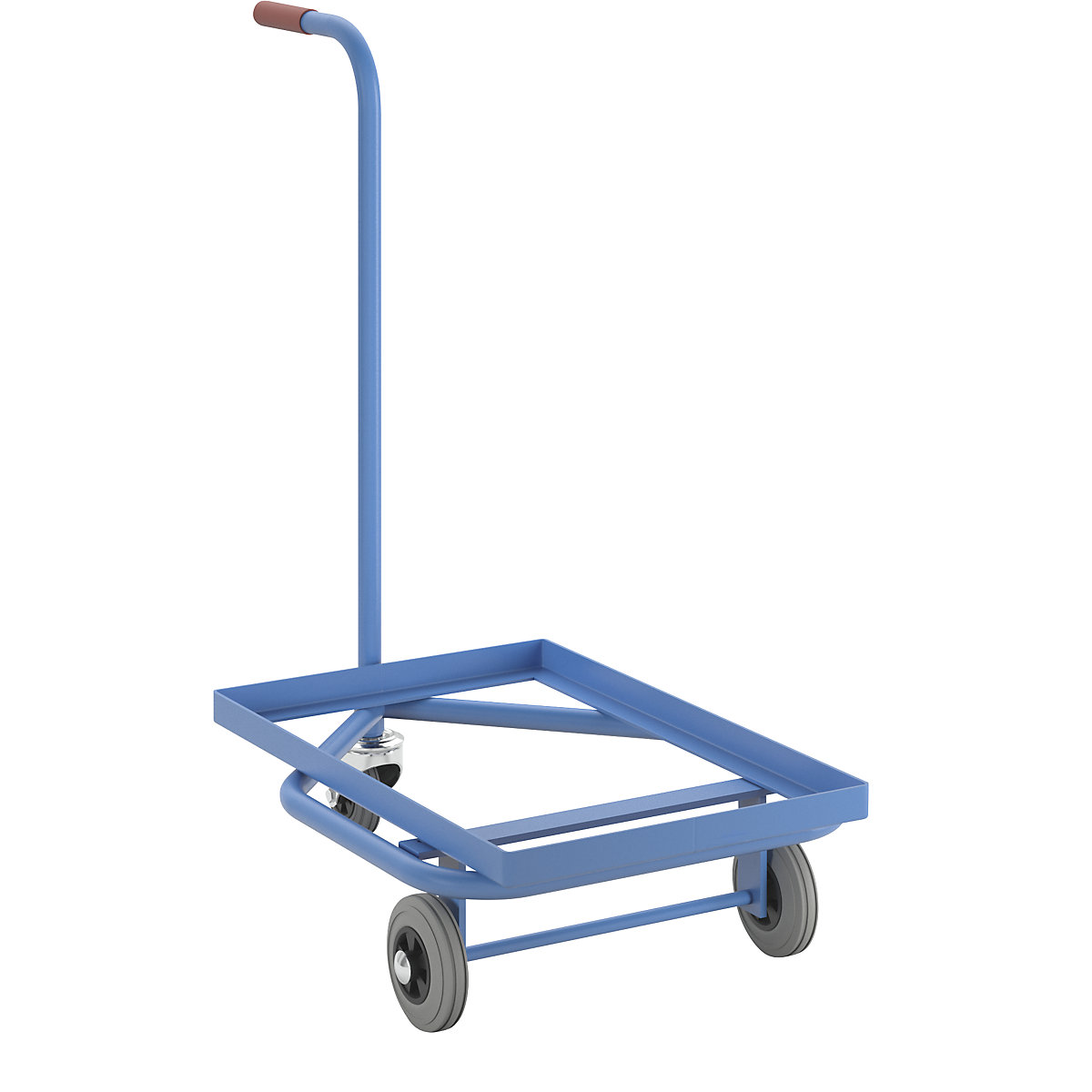 Fogantyús görgős kocsi, teherbírás 100 kg – eurokraft pro (Termék képe 4)-3