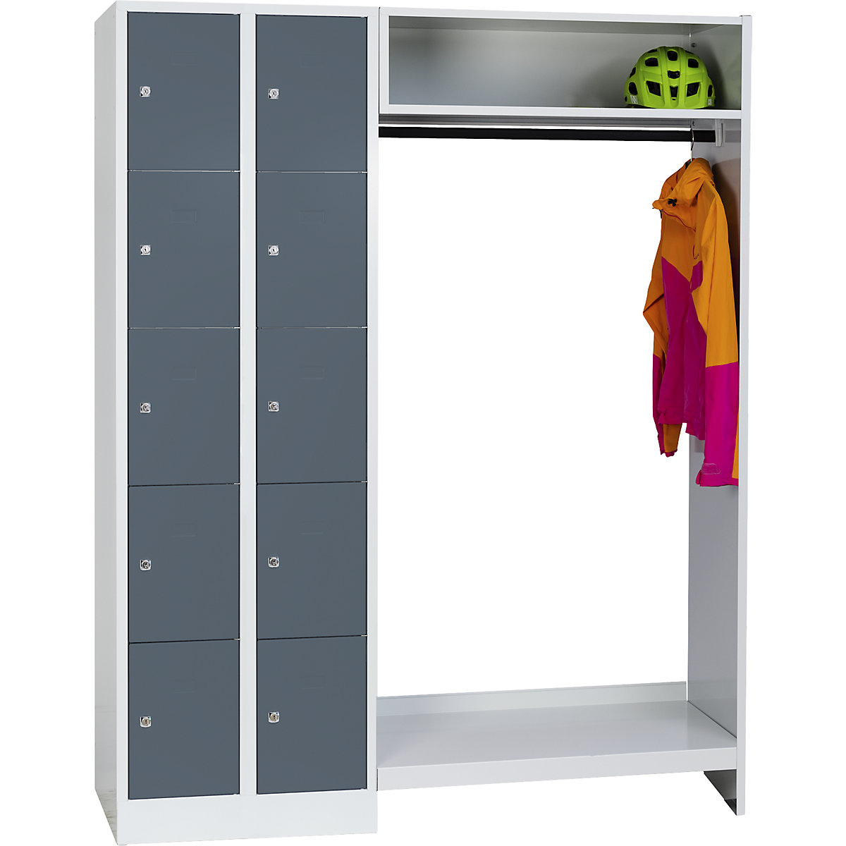 System szatniowy ze schowkami Dresden – Wolf (Zdjęcie produktu 2)-1