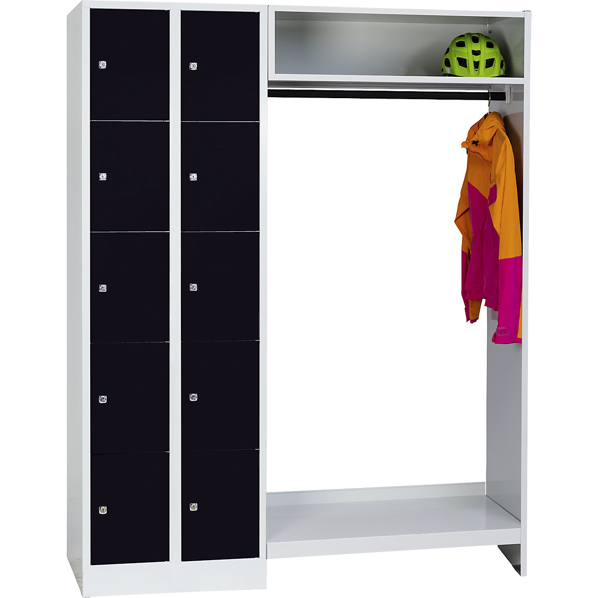 System szatniowy ze schowkami Dresden – Wolf (Zdjęcie produktu 2)-1