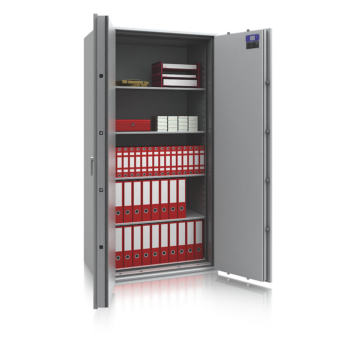 Ognioodporna szafa bezpieczeństwa XXL, VDMA B, S2, S 60 P, wys. x szer. x gł. 1884 x 975 x 559 mm-0