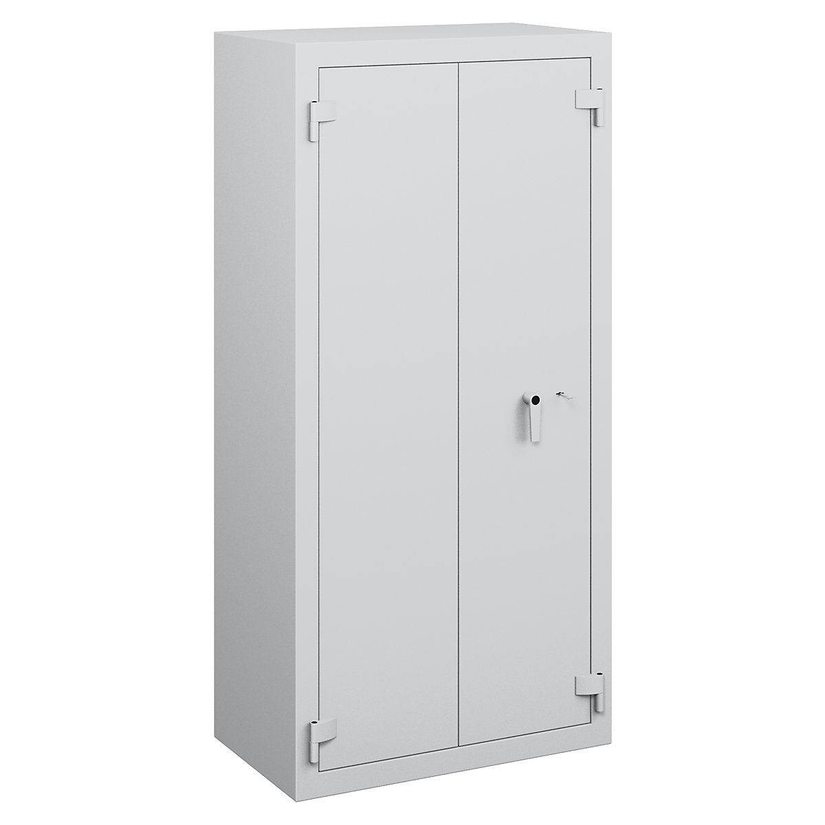 Szafa bezpieczeństwa, wersja standardowa, VDMA B, S2, wys. x szer. x głęb. 1950 x 950 x 500 mm, z podwójnymi drzwiami-0
