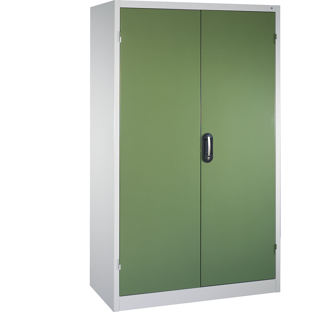 Szafa o dużej pojemności, bardzo wysoka – C+P, wys. x szer. 1950 x 1200 mm, głęb. 500 mm, drzwi rezedowo-zielone-0
