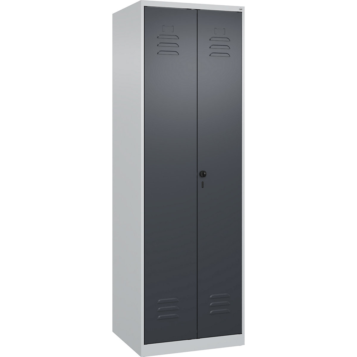Szafka Classic PLUS na odzież prywatną i roboczą – C+P (Zdjęcie produktu 2)-1