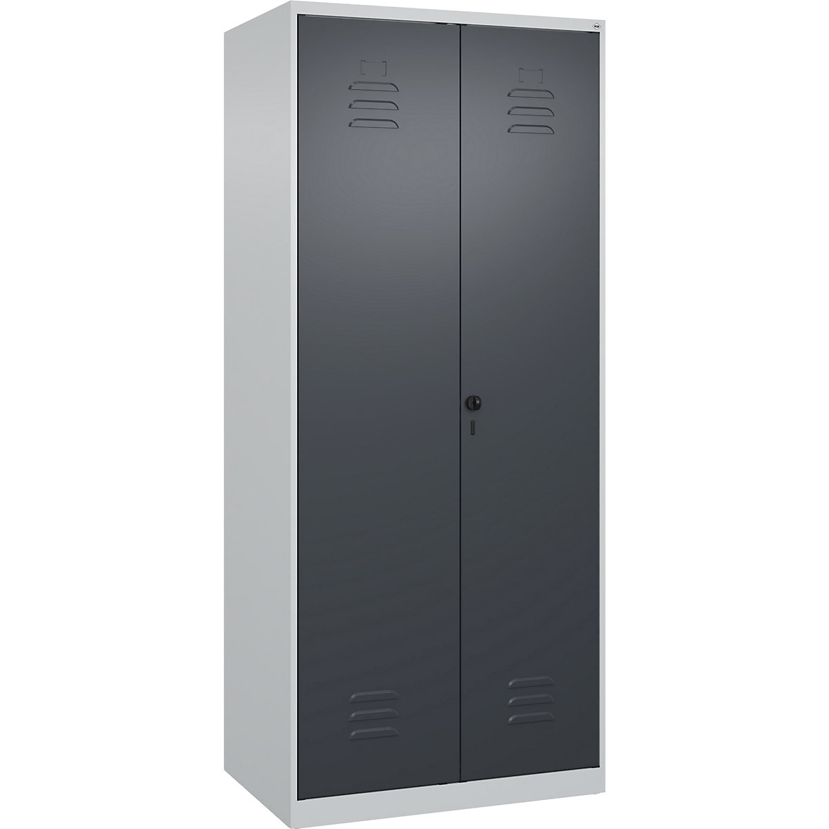 Szafka Classic PLUS na odzież prywatną i roboczą – C+P (Zdjęcie produktu 2)-1