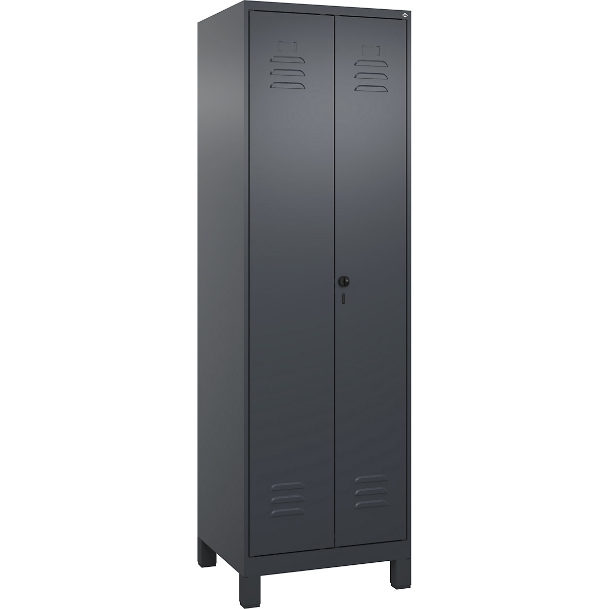 Szafka Classic PLUS na odzież prywatną i roboczą – C+P (Zdjęcie produktu 2)-1