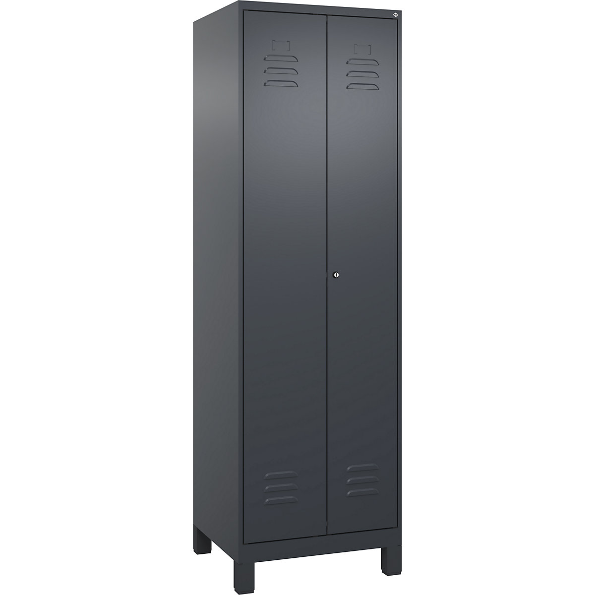 Szafka Classic PLUS na odzież prywatną i roboczą – C+P (Zdjęcie produktu 2)-1