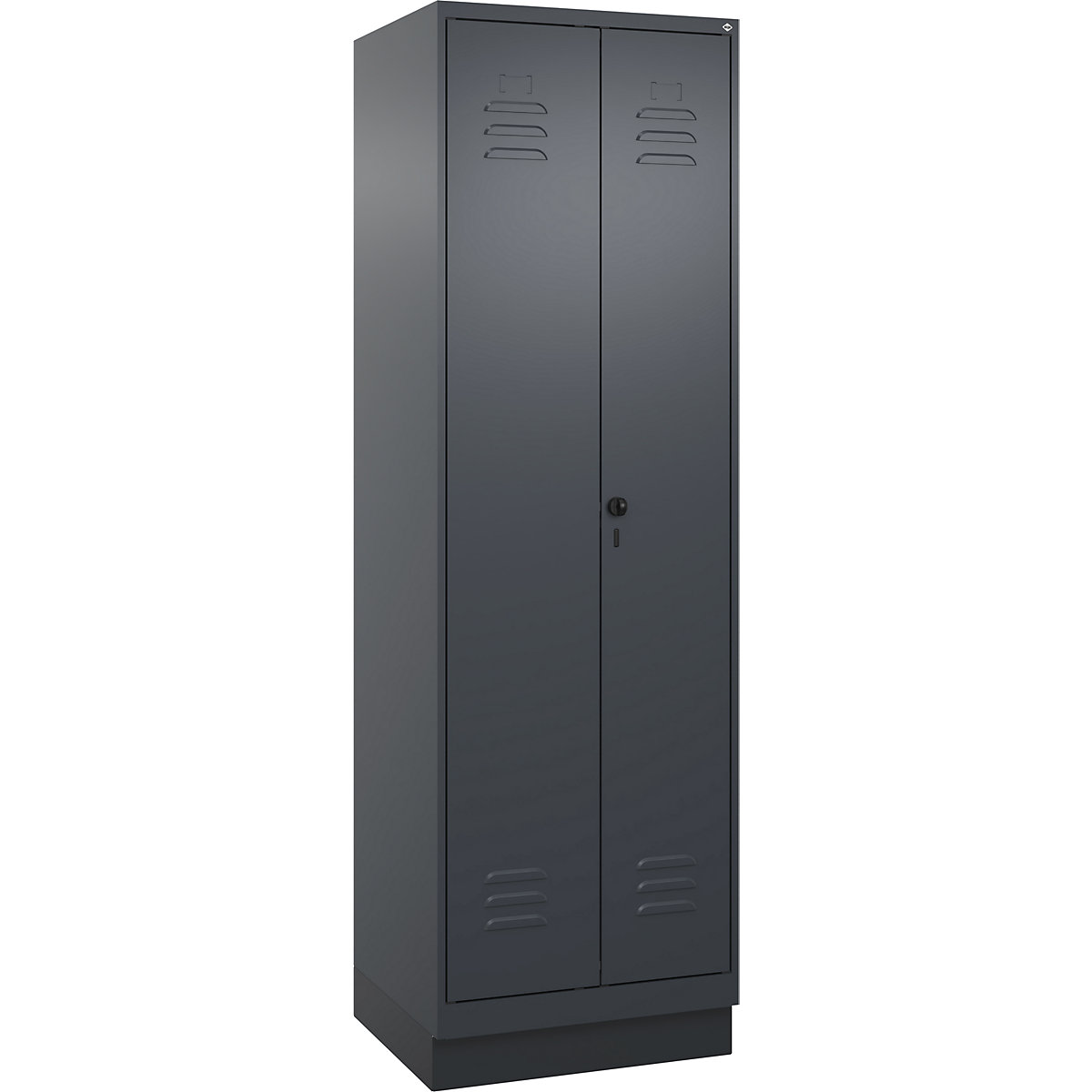 Szafka Classic PLUS na odzież prywatną i roboczą – C+P (Zdjęcie produktu 2)-1