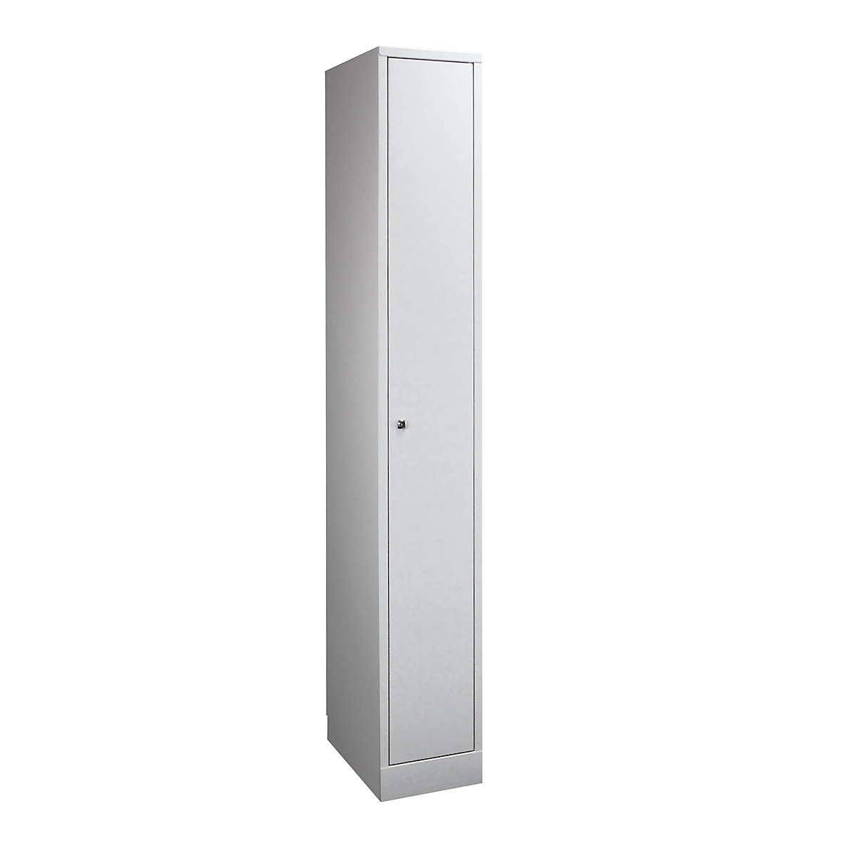 Szafka Komfort – Wolf, 1 przedział, jasnoszara, szer. 300 mm-0