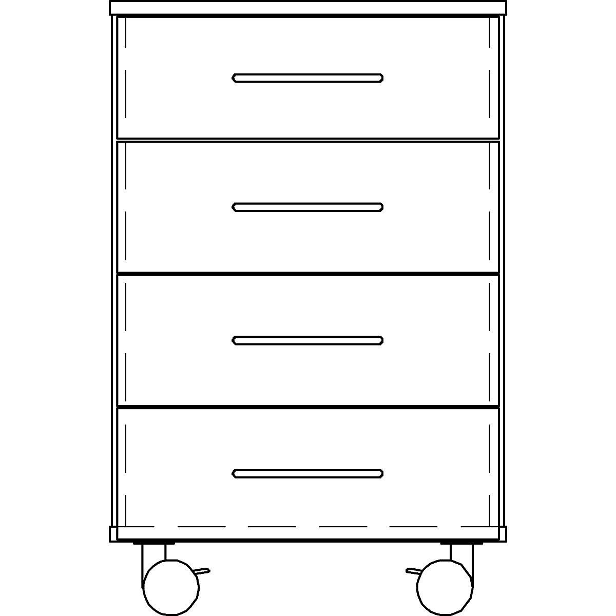 Magas laboratóriumi alsó szekrény (Termék képe 3)-2