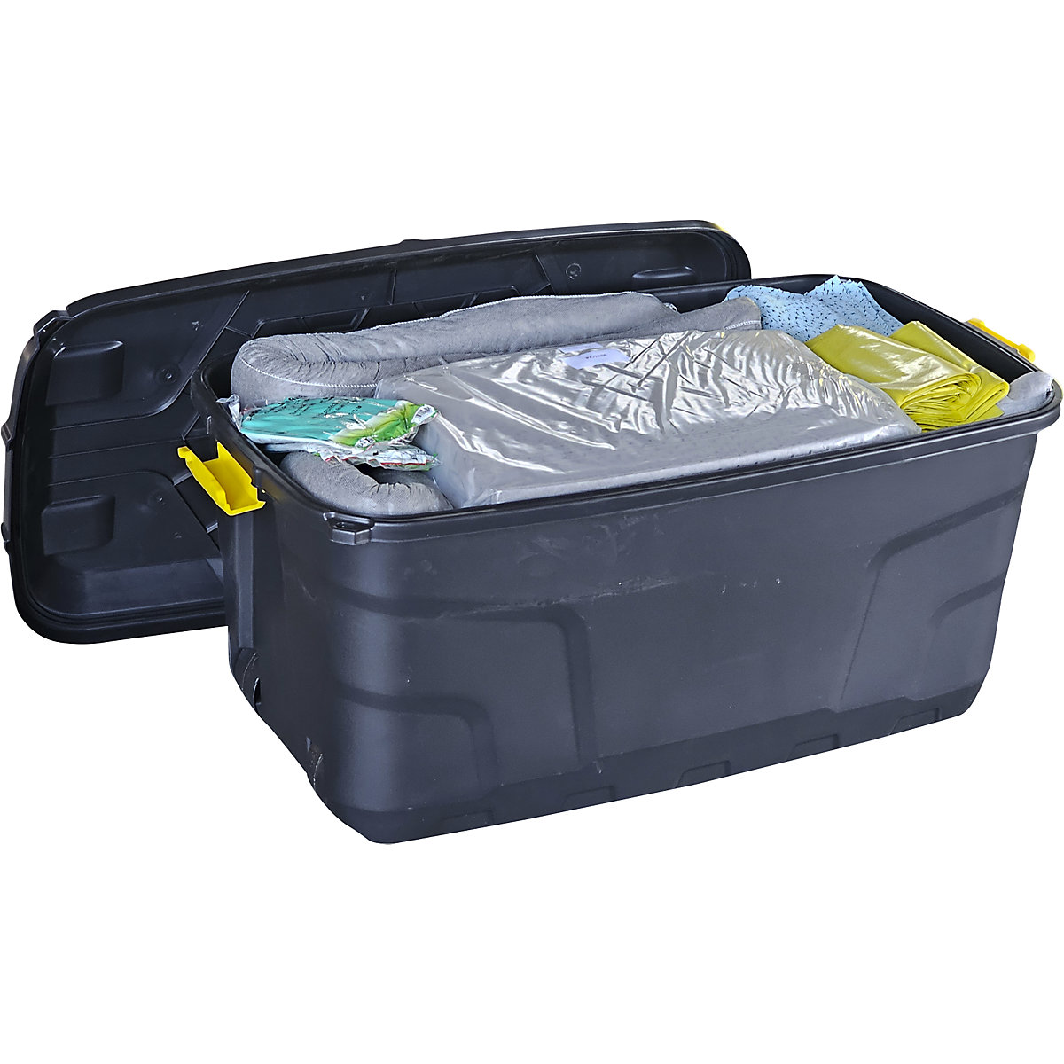 Szivárgáselhárító vészhelyzeti készlet görgős tokban – eurokraft basic (Termék képe 4)-3