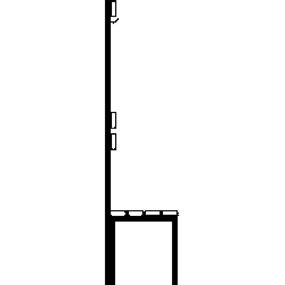 Öltözőpad háttámlával, egyoldalas – Wolf (Termék képe 5)-4