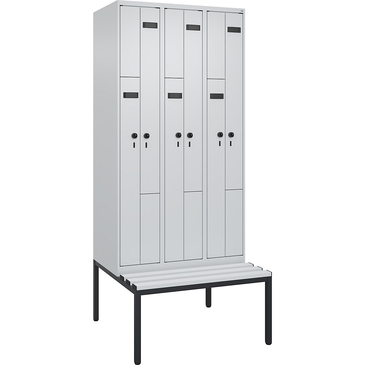 Evolo PLUS Z-rekeszes öltözőszekrény paddal (Termék képe 2)-1