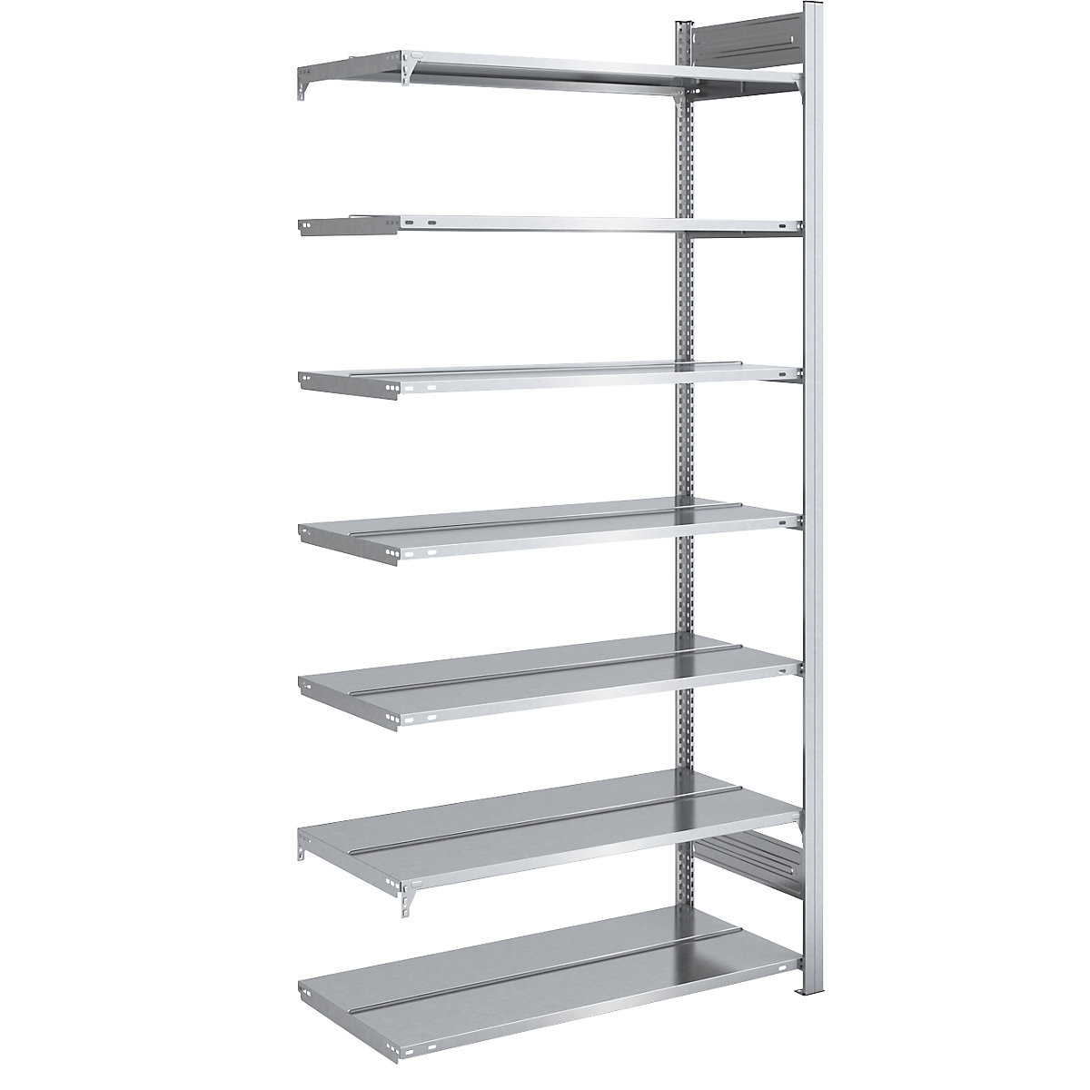 Összedugaszolós irattartó állvány, horganyzott – hofe, állványmagasság 2350 mm, kétoldalas, bővítőállvány, szé x mé 1000 x 600 mm-32