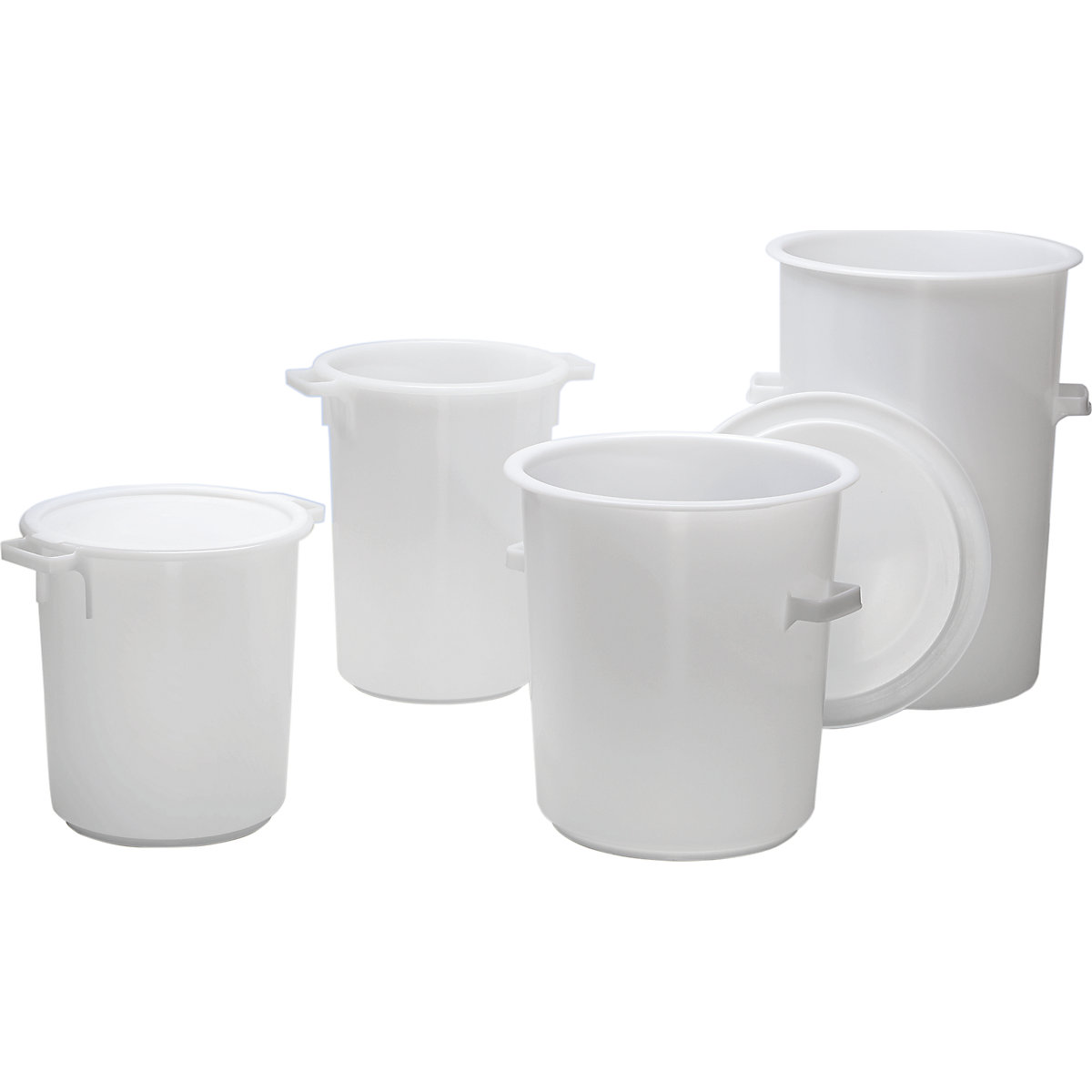 HDPE kerek tároló, élelmiszerekhez alkalmas (Termék képe 2)-1