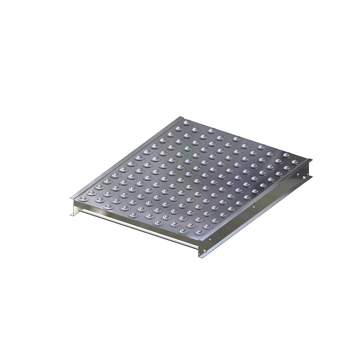 Mesa de rolamentos de esferas – Gura, largura da via 750 mm, comprimento 1000 mm, divisão 75 mm-0