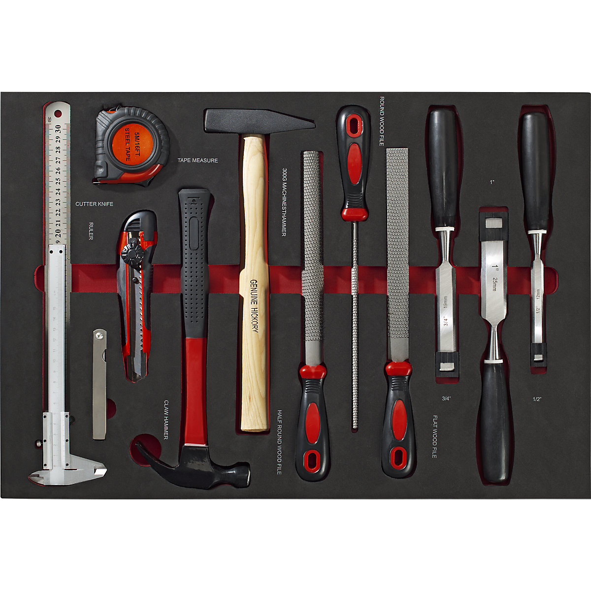 Carro de herramientas incl. 137 herramientas – eurokraft basic (Imagen del producto 4)-3