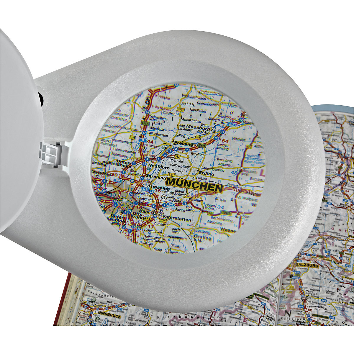 Lámpara LED con lupa MAULviso IP54 – MAUL (Imagen del producto 3)-2