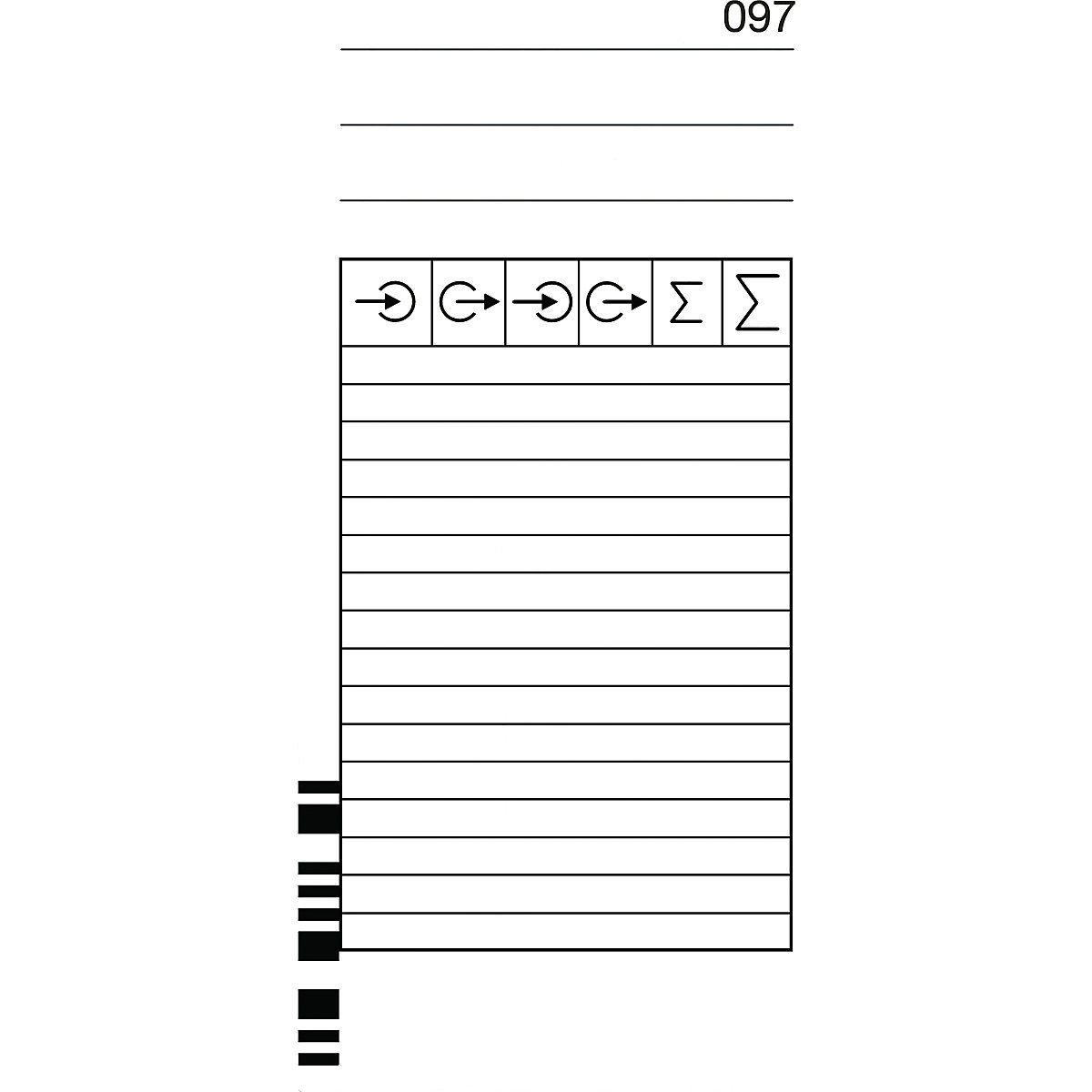 Bélyegzőkártyák, K 675 modellhez, cs. e. 200 db, ma x szé 184 x 86 mm-0
