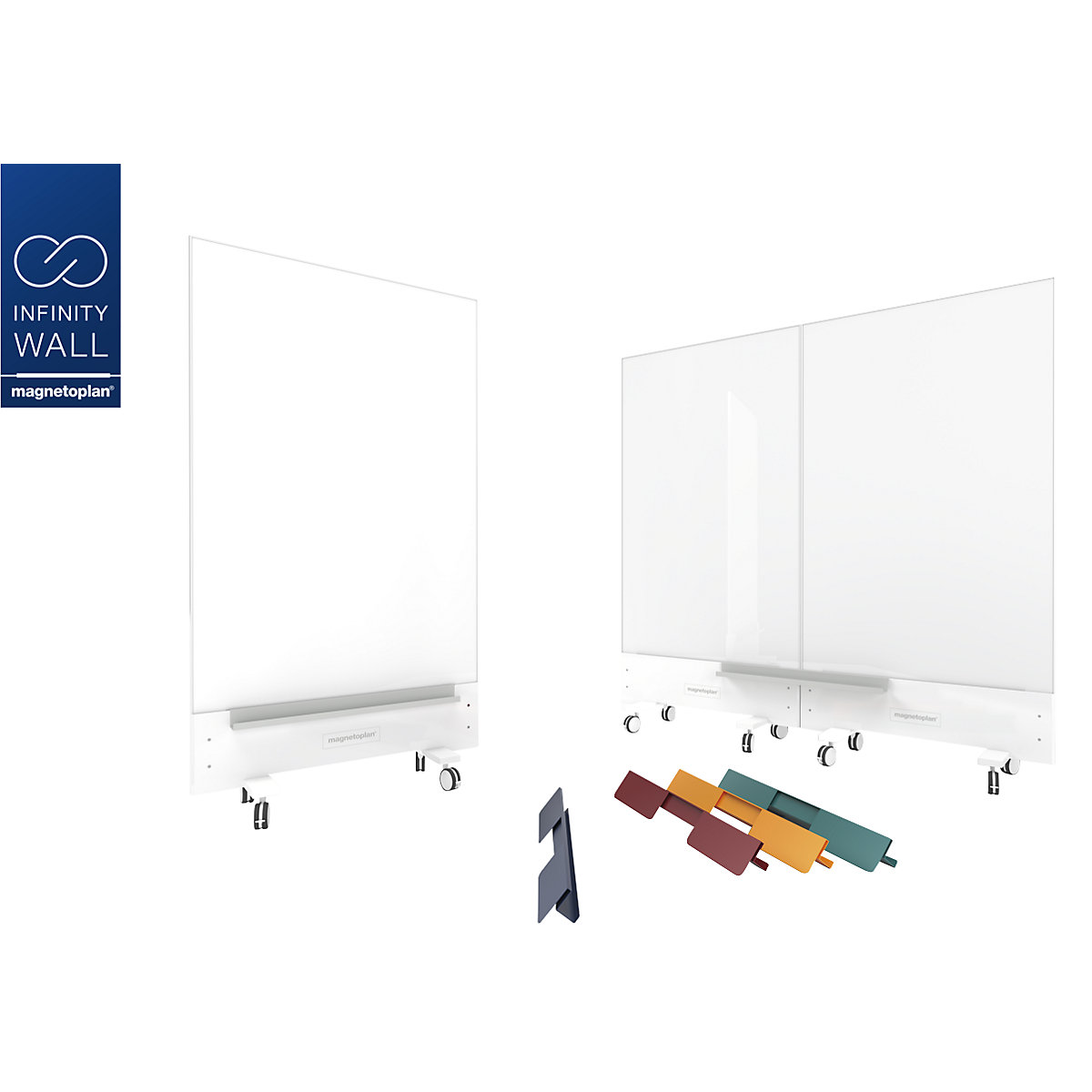 Tárolóléc Infinity Wall táblához – magnetoplan (Termék képe 2)-1