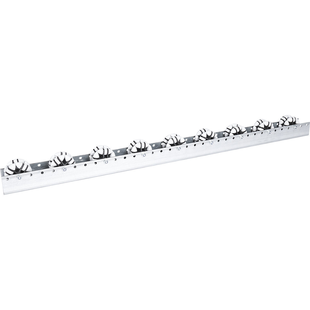Șină cu role multidirecționale, pentru sarcini grele, capacitate portantă 40 kg, spațiere 133 mm, lungime 1,2 m-0