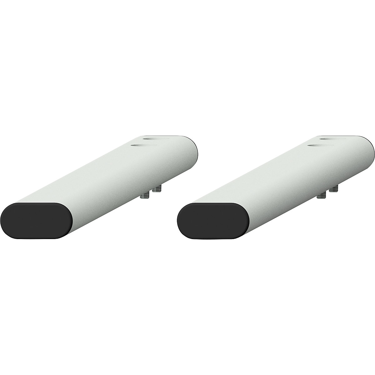Eenzijdige stabilisator voor elektrisch in hoogte verstelbare werktafels LIFT – ANKE, 1 paar, b x d x h = 670 x 60 x 30 mm-0