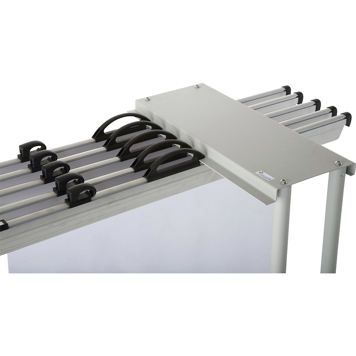 Inhaakhouder, aluminium