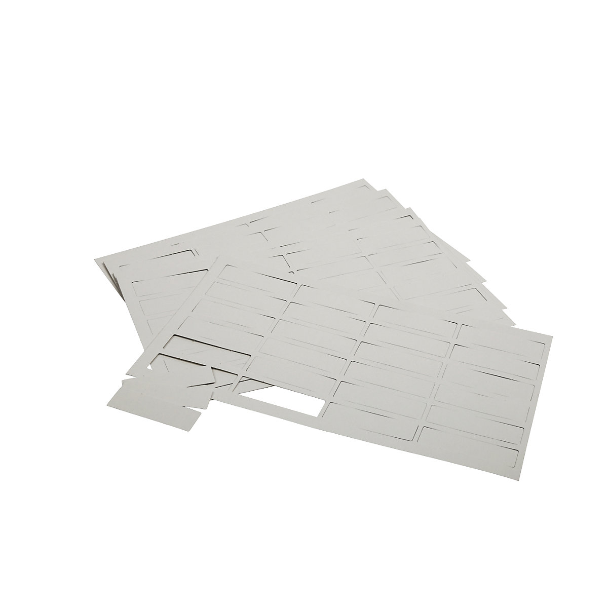 Etiketten, wit, voor magazijnbak, b x h = 48 x 13 mm, VE = 140 st.-0