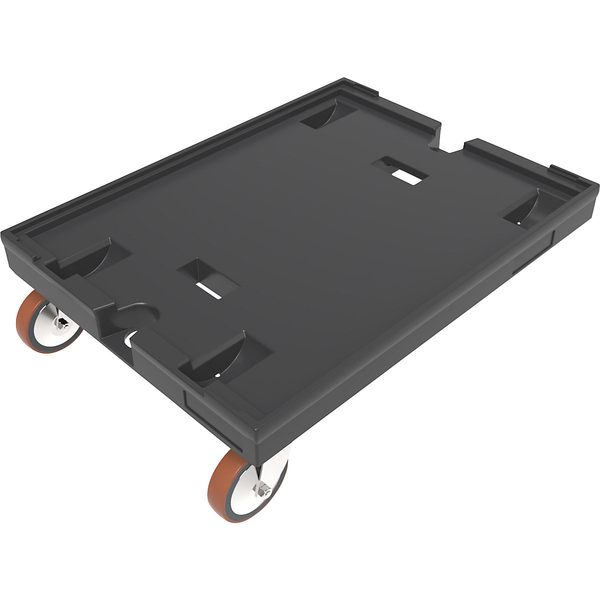 Onderwagen, l x b = 800 x 600 mm, draagvermogen 450 kg-0