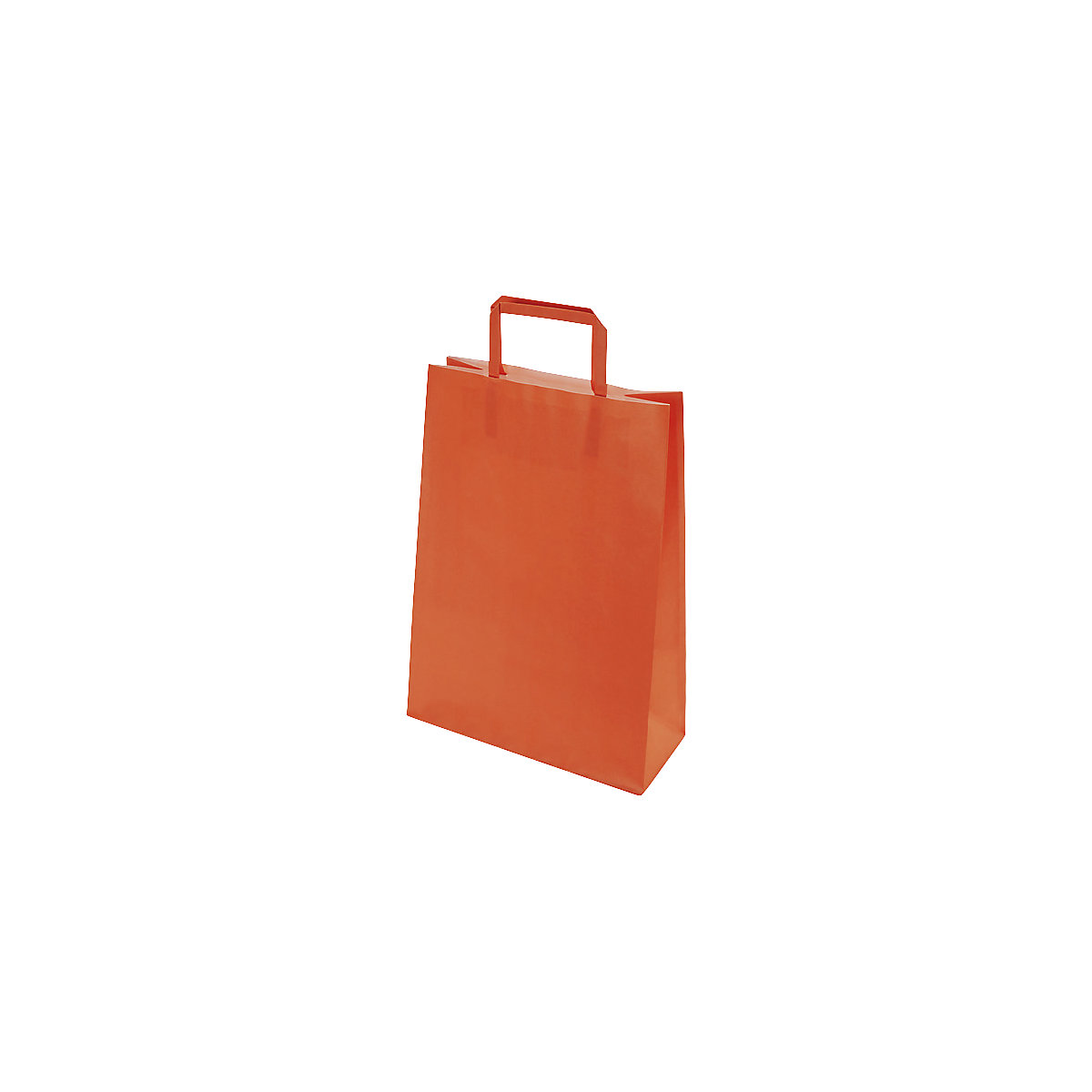 Papiertragetasche BASIC, Außen-LxB 320 x 100 mm, VE 250 Stk, orange, 100 g/m²