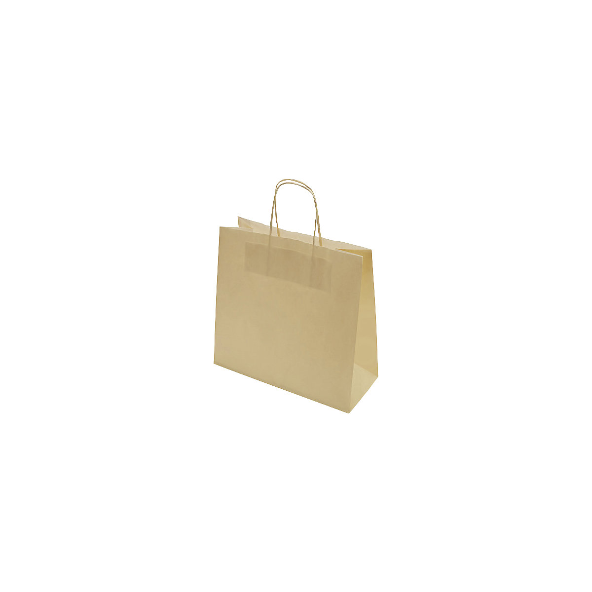 Papiertragetasche FRESH, Außen-LxB 240 x 110 mm, VE 250 Stk, sand, 100 g/m², ab 10 VE