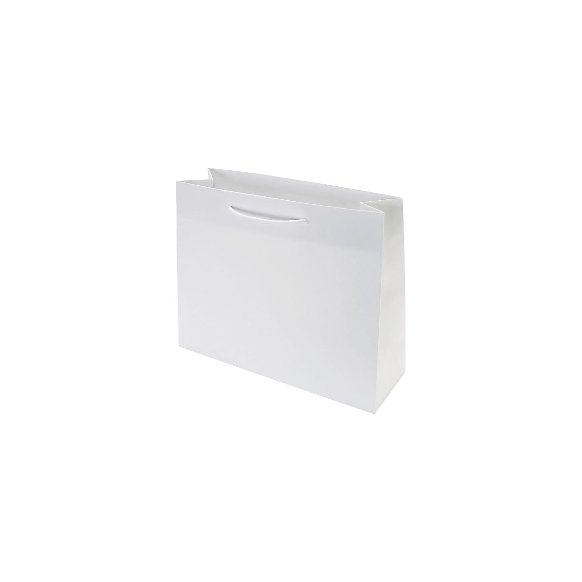 Papiertragetasche CLASSIC, Außen-LxB 310 x 130 mm, VE 150 Stk, weiß, 120 g/m², ab 10 VE