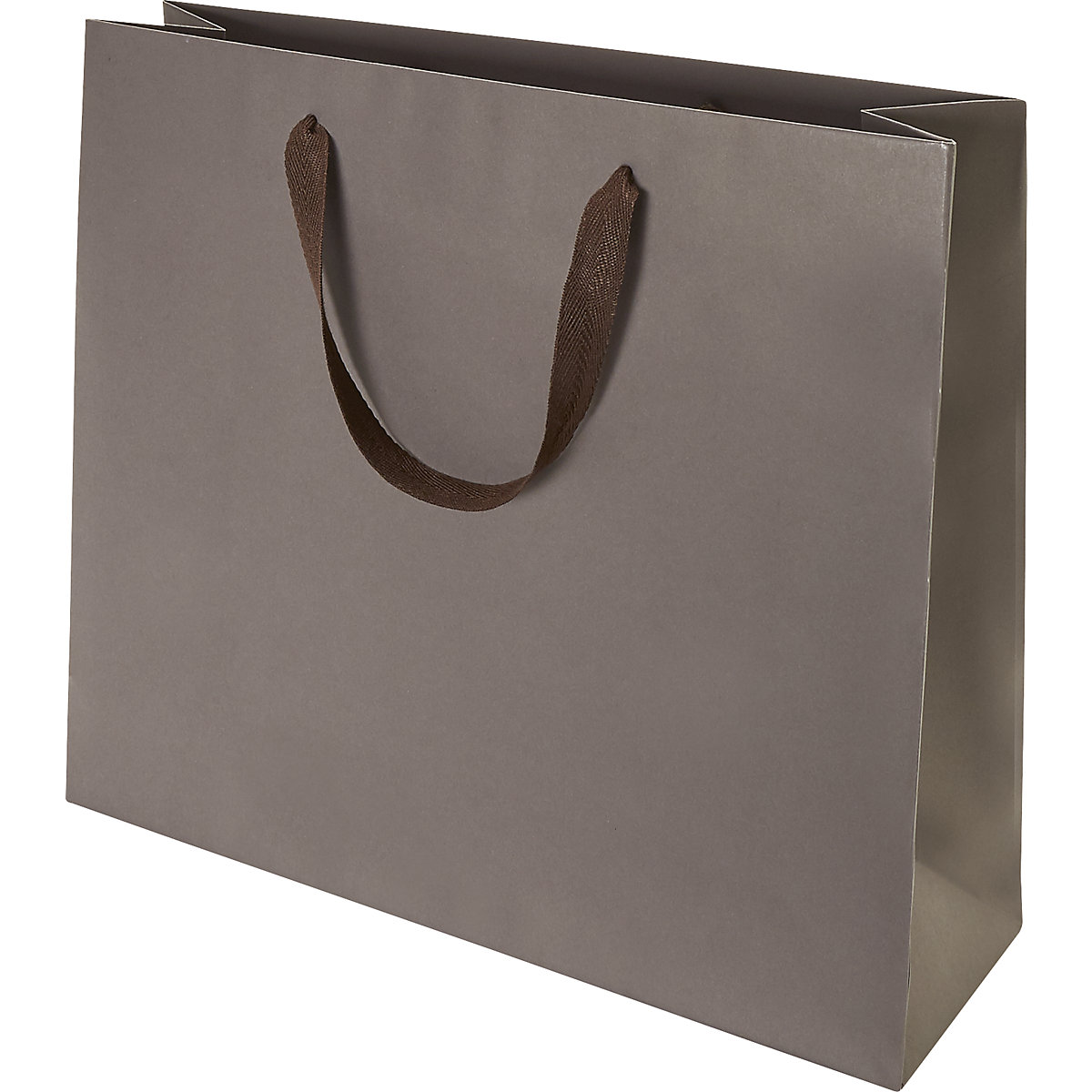 Papiertragetasche Style UNI ratioform, dunkelbraun, LxBxH 370 x 420 x 130 mm, VE 100 Stk-0