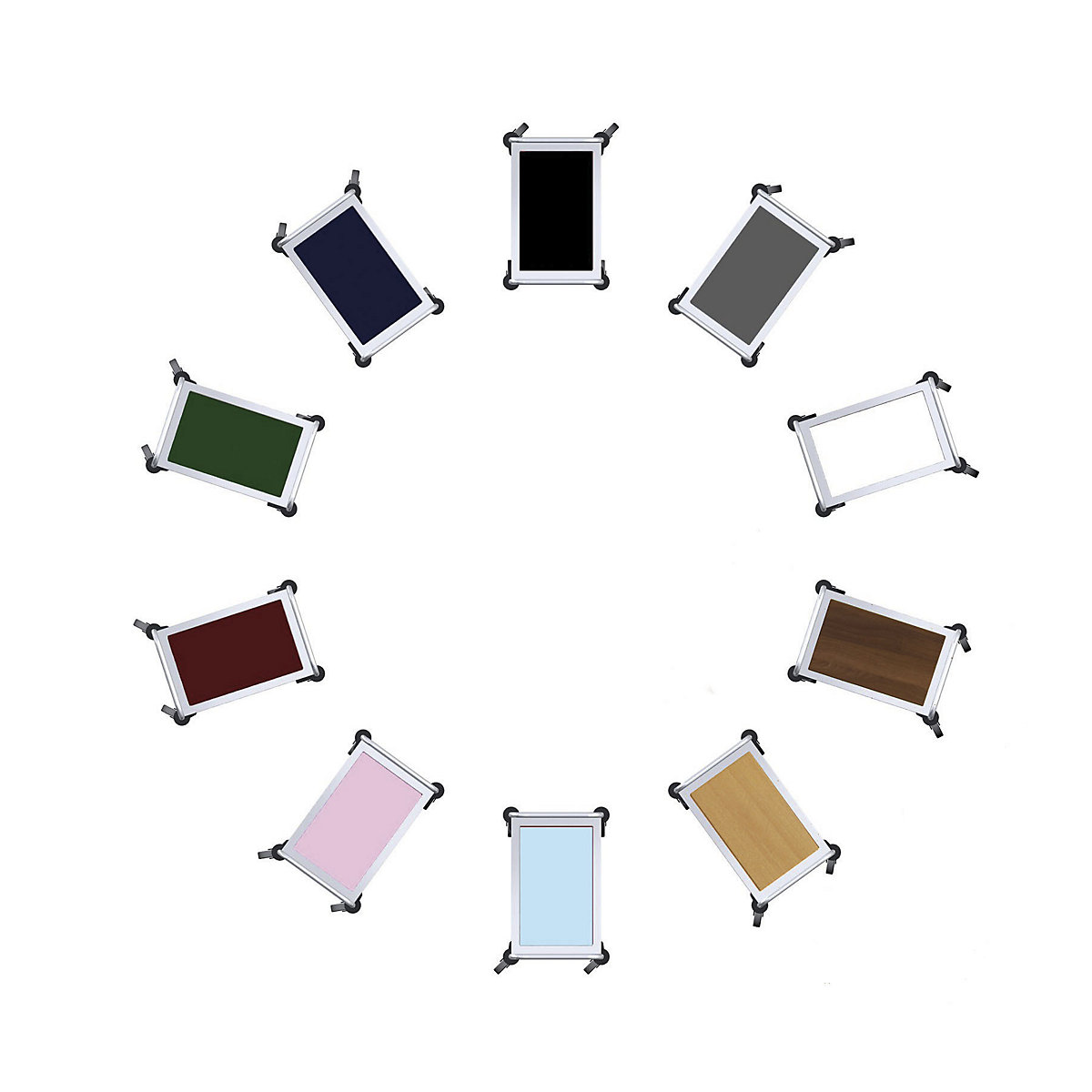 Poliță pentru cărucior din inox pentru servire 640-RL (Imagine produs 2)-1