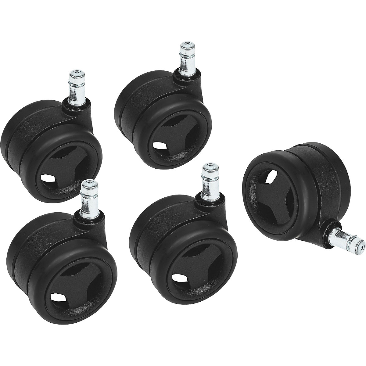 Castor set, pack of 5 (Product illustration 2)-1