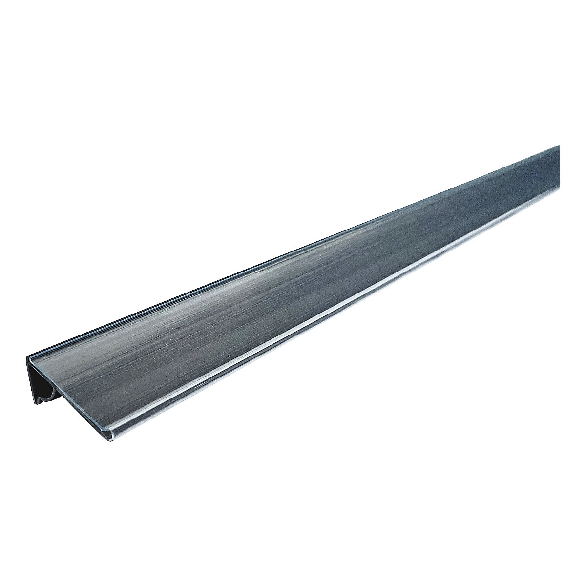 Scanning rail for stacking baskets for shelving