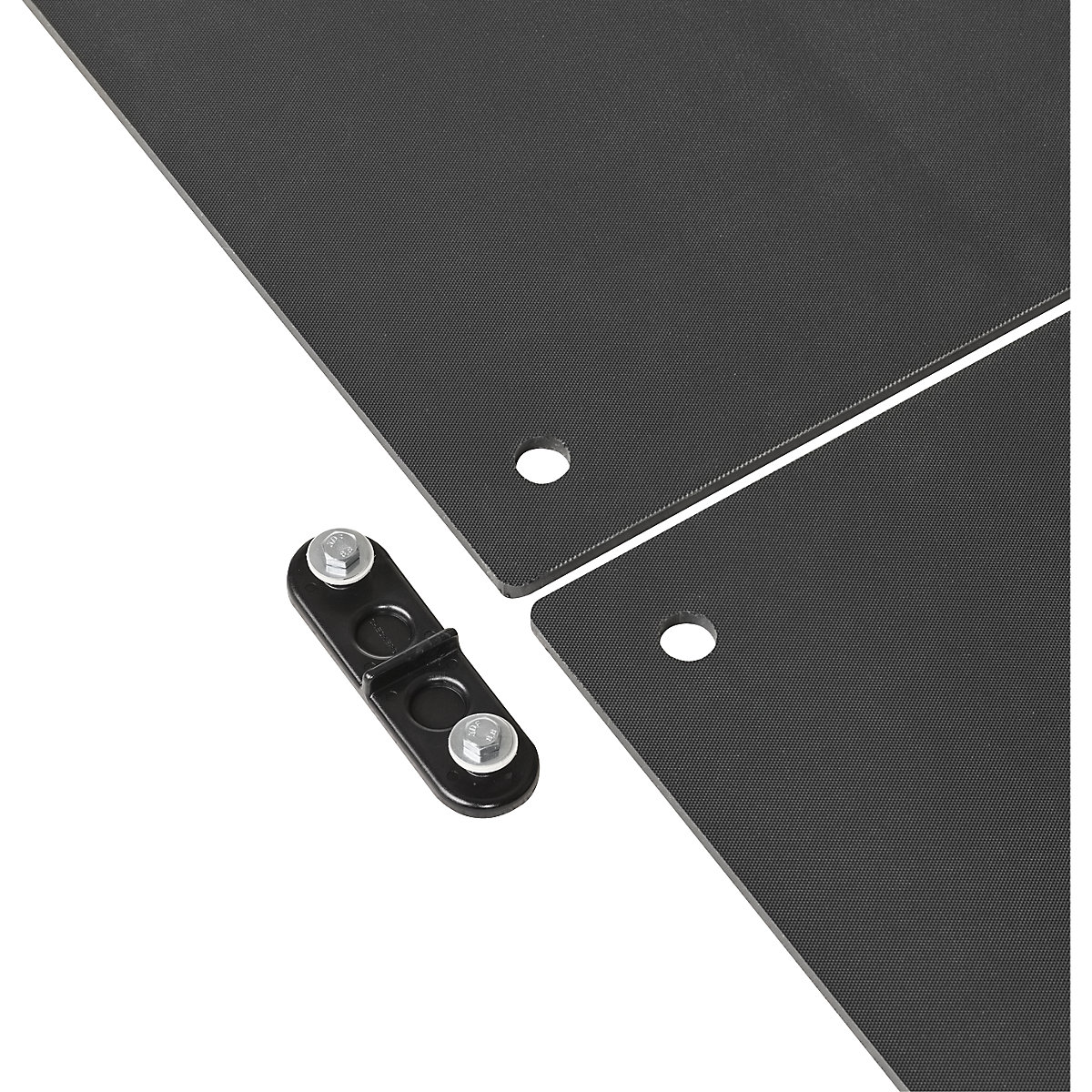 Screw connector for floor protection matting